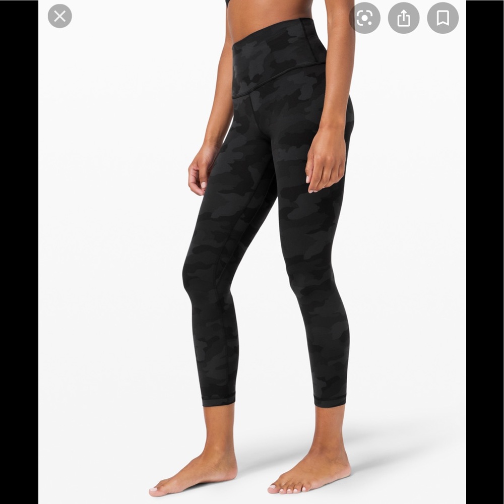 Lululemon align incognito grey camo 25”